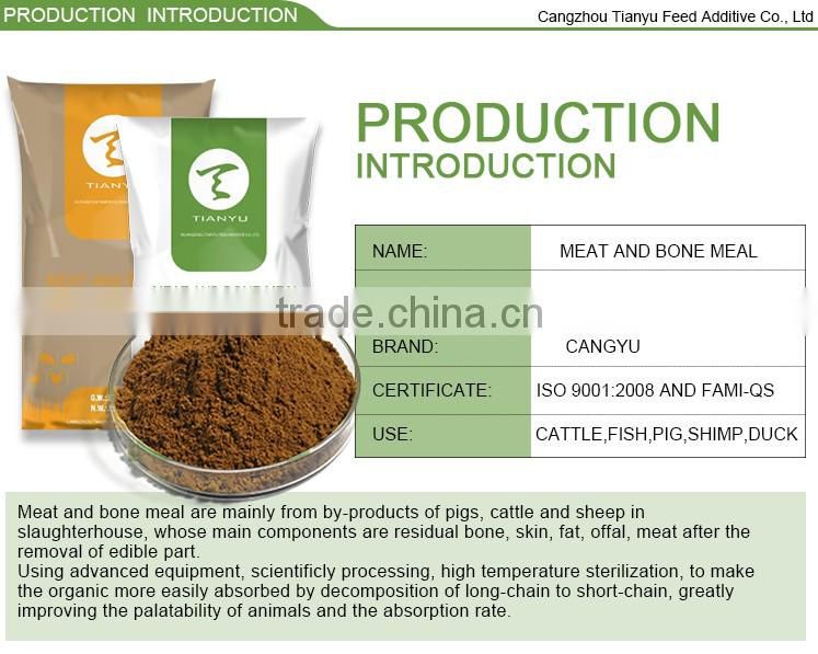 High Quality Meat and Bone Meal Protein 45% to 52% Grade A