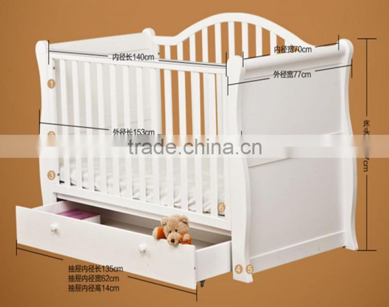 High quality strong kids wooden bed with Wardrobe Bedroom Furniture Bunk