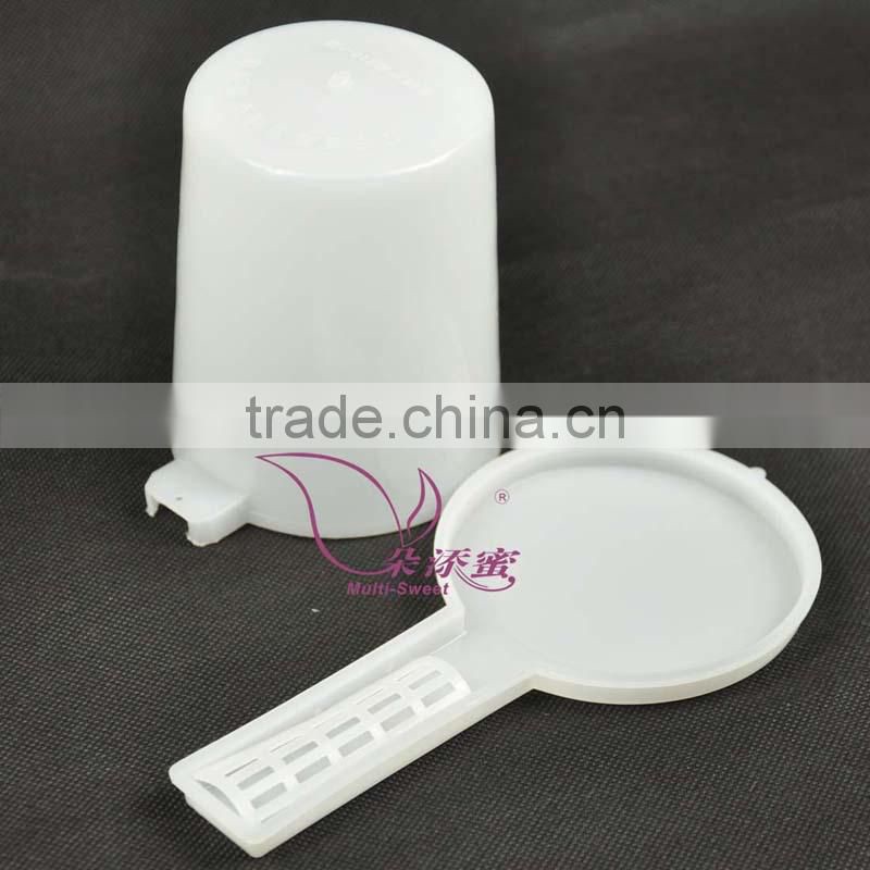 plastic honey bee feeder for beekeeping