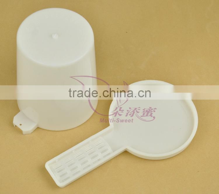 plastic honey bee feeder for beekeeping
