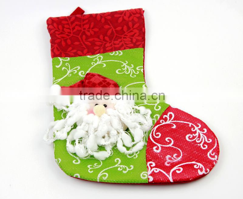 Bell Gift Christmas Long Stocking Door/Window Hanging Decorations