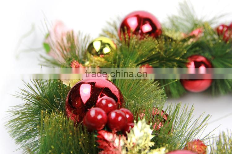 Christmas Wreath With Flower Christmas Tree Decorations