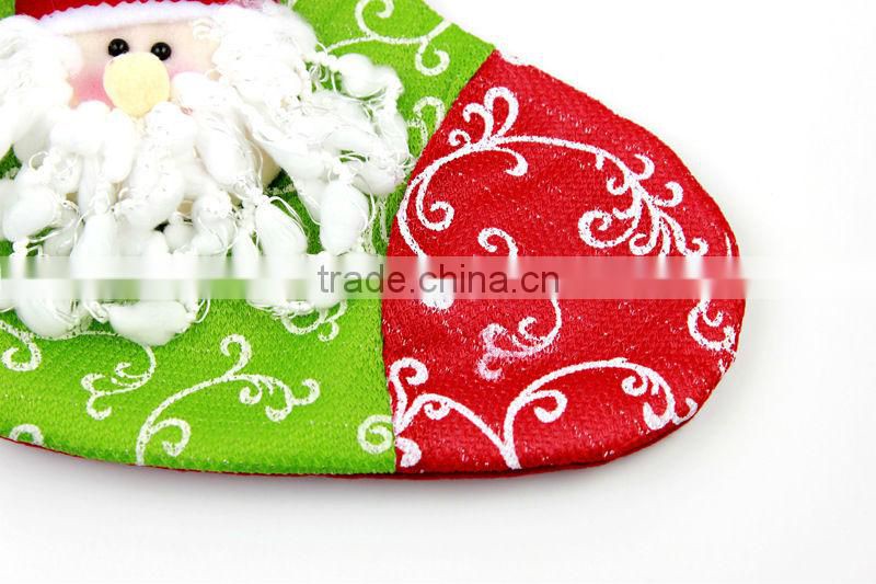 Bell Gift Christmas Long Stocking Door/Window Hanging Decorations