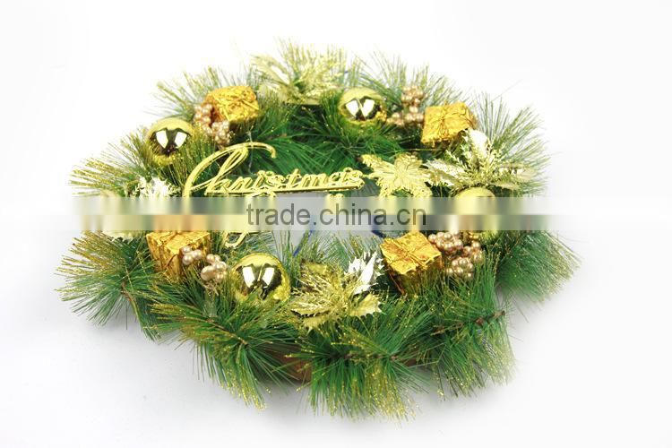 Christmas Tree Artificial Garland With Gift Bag & Ball Ornament