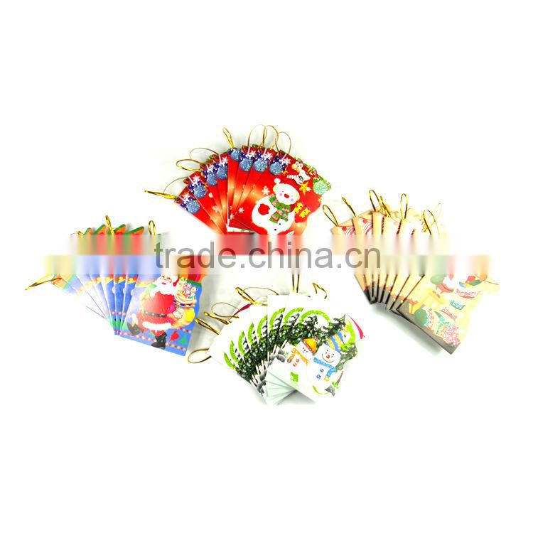 Wish/Greeting Card Christmas Tree Ornamentation Can Add LOGO