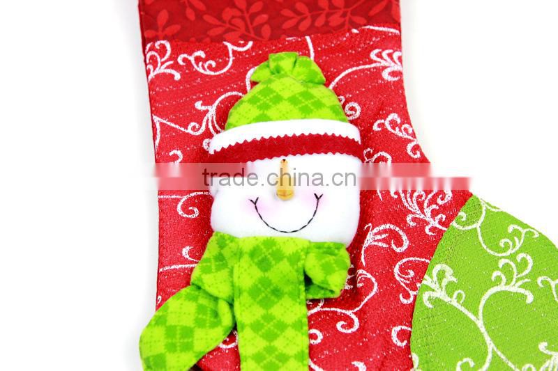 Bell Gift Christmas Long Stocking Door/Window Hanging Decorations