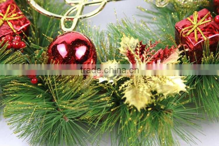 Christmas Tree Artificial Garland With Gift Bag & Ball Ornament