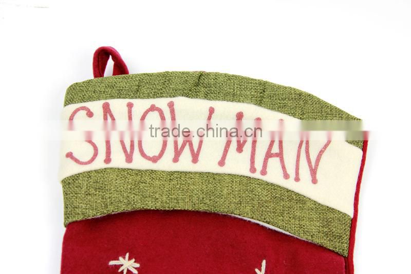 Competitive Festival Products Cartoon Santa Claus Socks Souvenir Bag