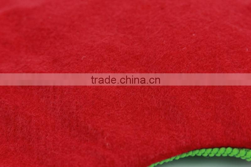 Fabric Beard Father Christmas Long Stocking Green Gift Bag