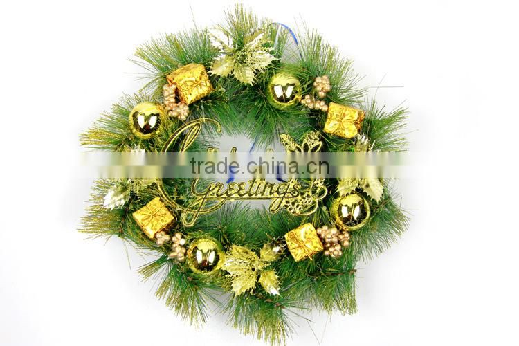 Christmas Tree Artificial Garland With Gift Bag & Ball Ornament