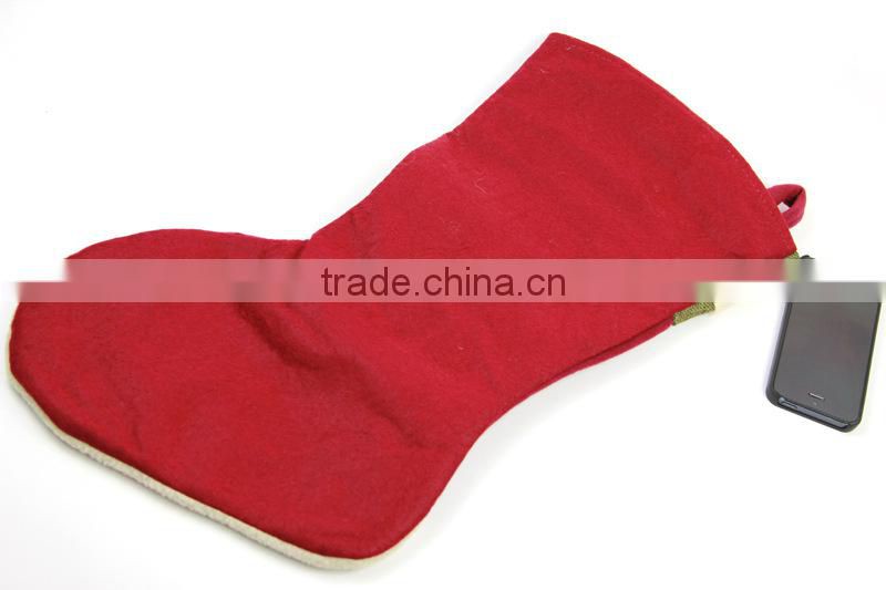Competitive Festival Products Cartoon Santa Claus Socks Souvenir Bag