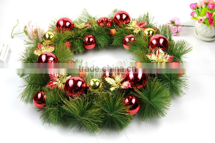 Christmas Wreath With Flower Christmas Tree Decorations