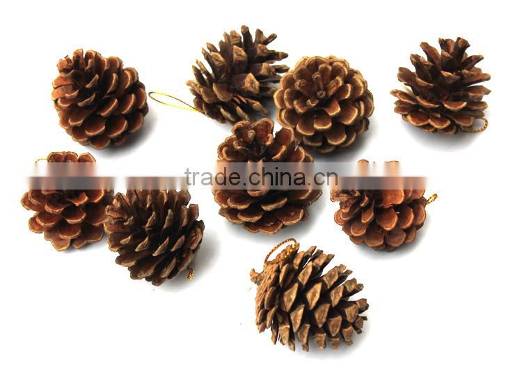 4cm Pine Cone Christmas Tree Ornament Hanging Decorations