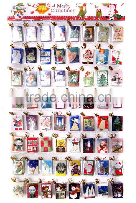 Wish/Greeting Card Christmas Tree Ornamentation Can Add LOGO