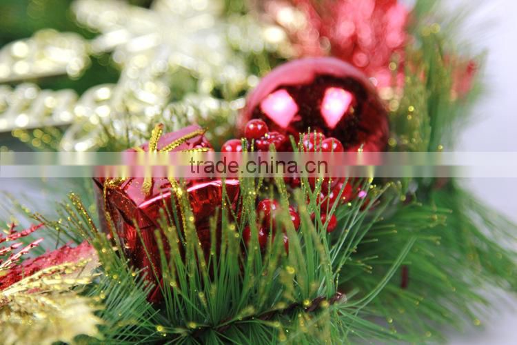 Christmas Tree Artificial Garland With Gift Bag & Ball Ornament