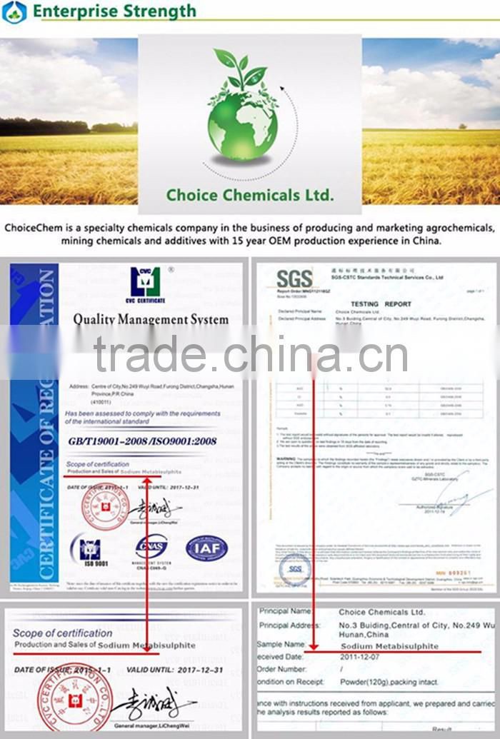 low price manufacturing sodium metabisulphite food grade SMBS