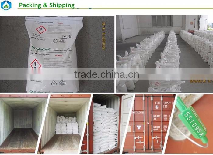 favourable price food grade Sodium Metabisulphite for corrosion remover