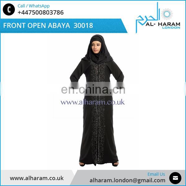 Latest Design Nida Abaya/Front Open Abaya in Dubai Style and Design