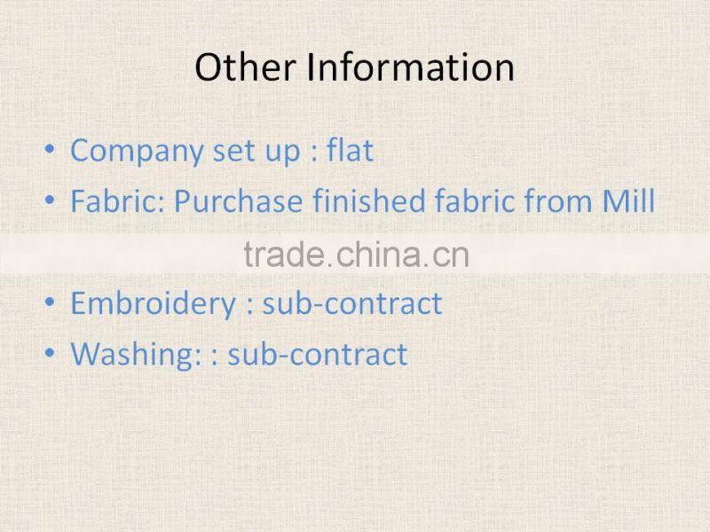 Sports wear-OEM service --SEDEX approved fatory