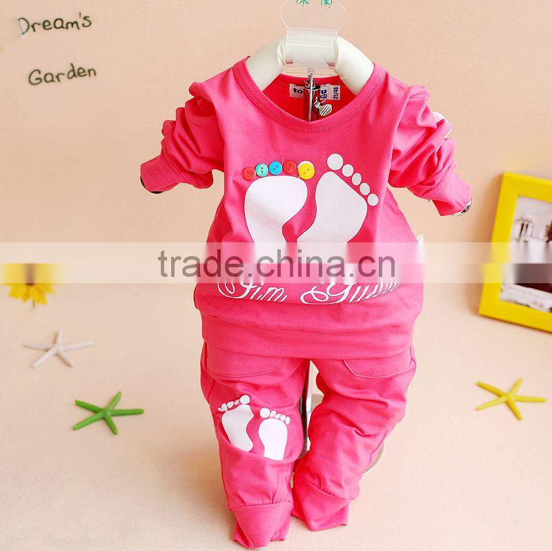 OEM Design Baby Girls Clothes Cotton Sport Clothes Baby Boys Clothing Set