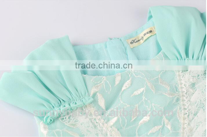Wholesale 2015 Summer Chiffon Dress of Baby Girl Clothing