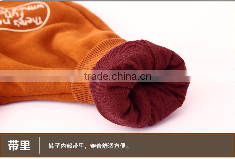 2015 autumn Sport cotton 2pc Baby Girls Clothing suit baby clothing set