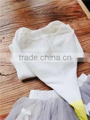 2015 New Design Dream Girl Pattern Baby Girl Dress 2 Set