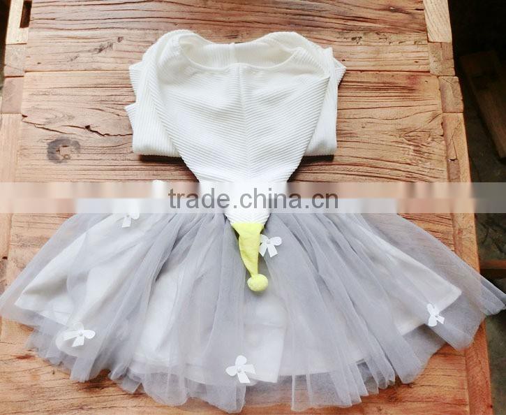 2015 New Design Dream Girl Pattern Baby Girl Dress 2 Set