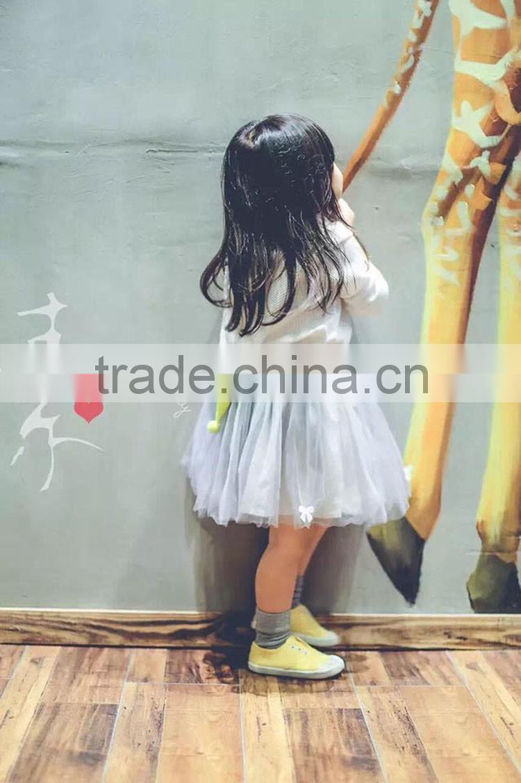 2015 New Design Dream Girl Pattern Baby Girl Dress 2 Set