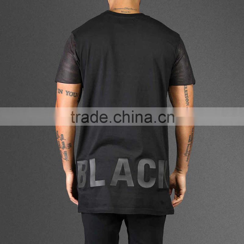 The Basic Long Tail Tee Round Neck Plain T Shirt