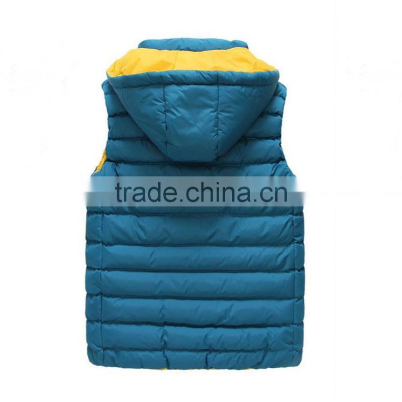 Warm mens winter padded vest