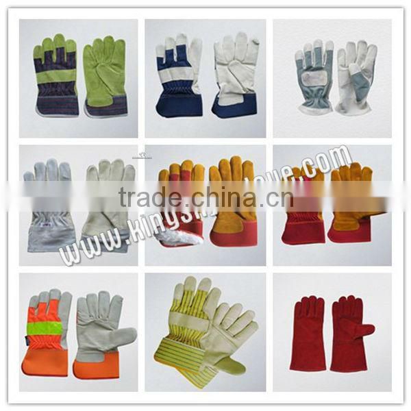 Heavy duty long sleeve double color latex industrial glove-5601