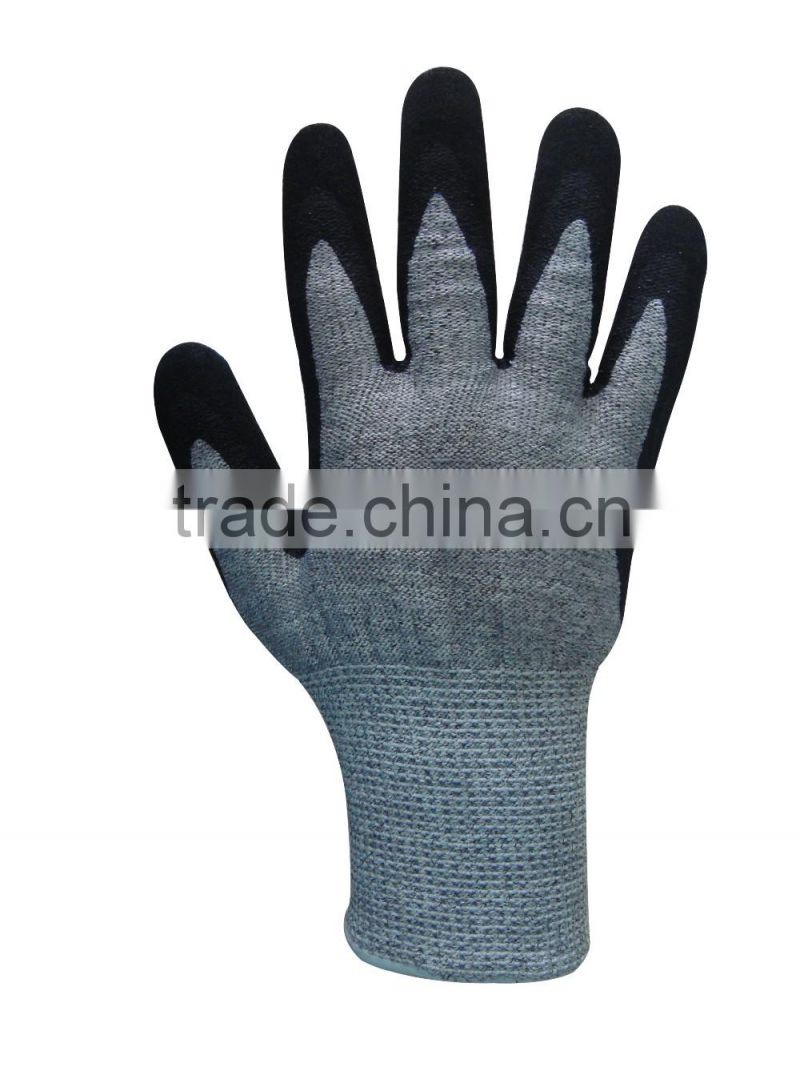 13G Shell with Ntr-Tech Palm Coated Nitrile Dots Glove-5095