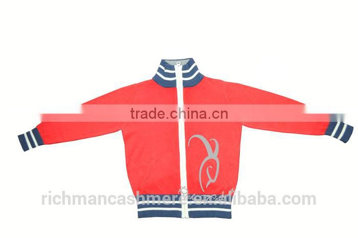 V Neck Lanter Sleeve Cashmere Baby Sweater