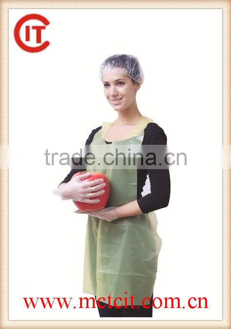 Hot selling barber disposable pe apron with low price