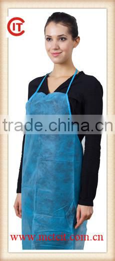 Hot selling barber disposable pe apron with low price