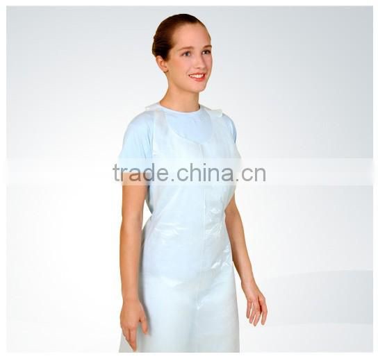 Disposable transparent Plastic PE/LDPE/HDPE/CPE apron
