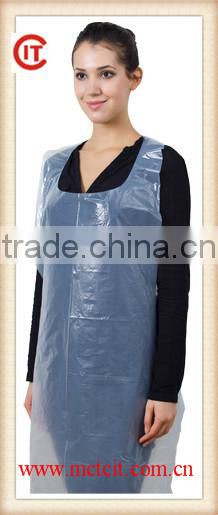 Hot selling barber disposable pe apron with low price