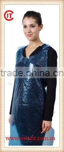 Hot selling barber disposable pe apron with low price