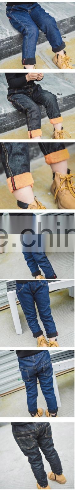 3jm0124 kids winter child's jeans MOQ 300pcs