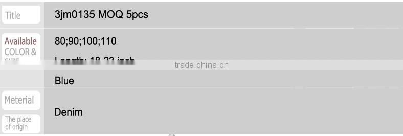 3jm0135 kids child's jeans MOQ 300pcs