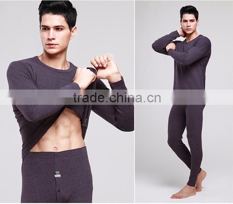 Men slimming body shaper heated thermal underwear