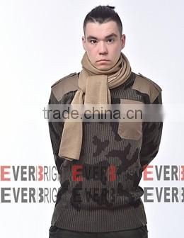 mens zipper collar pullover knit sweater