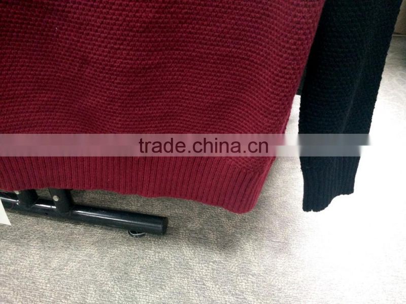 Autumn knitting fabric zipper men cardigan hoody sweater