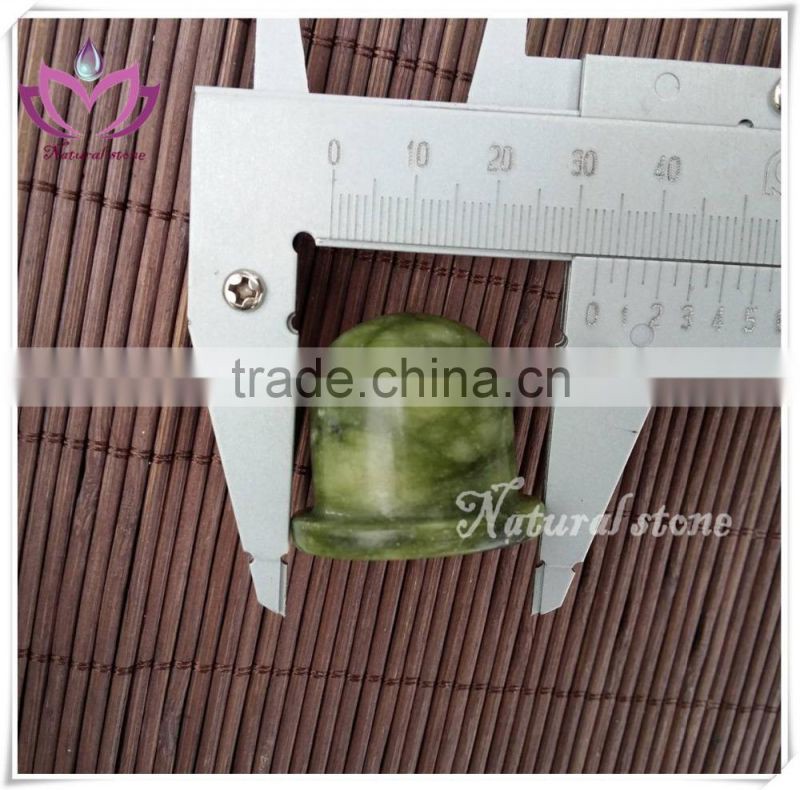 jade cupping therapy massage cup 100% natural jade stone customize any size