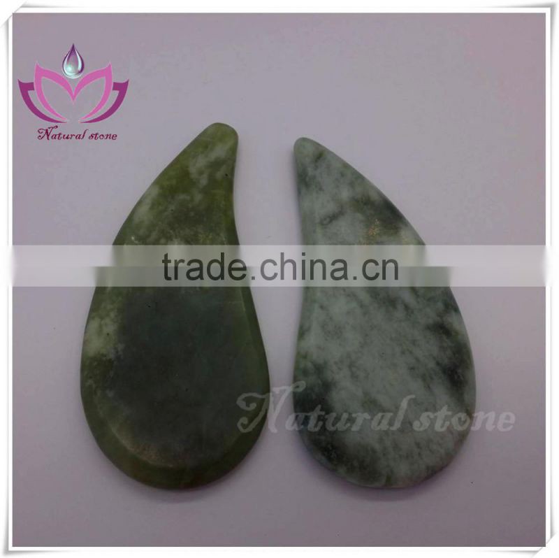 2016 new arriving xiuyan jade stone gua sha plate scraping massager