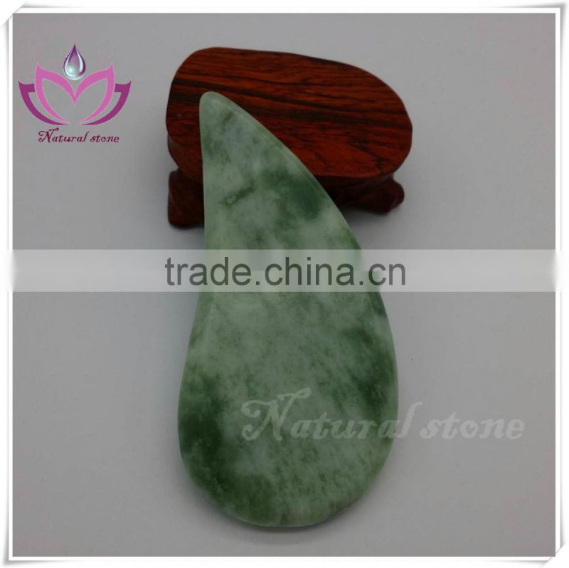 2016 new design jade massager gua sha stone massager guas sha tool