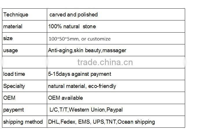 black jade stone gua sha stone gua sha massager