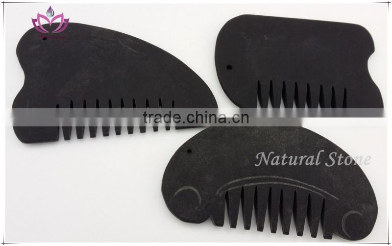 bian shi comb Chinese Ancient head massager Multi-function guasha tool