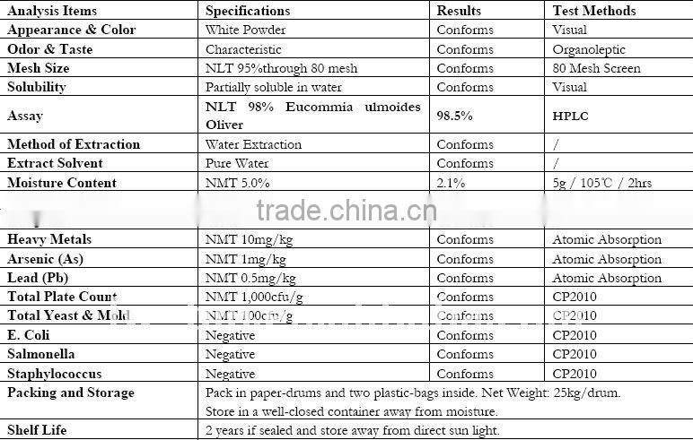 High quality tu-chung extract